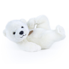 Plyšový lední medvěd ležící 25 cm