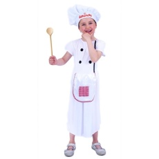 Dětský kostým kuchařka - český potisk (M)