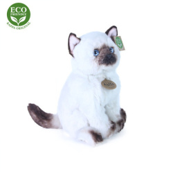Plyšová kočka ragdoll sedící 25 cm ECO-FRIENDLY