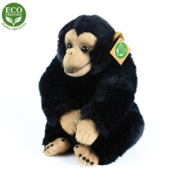 Plyšová opice sedící 25 cm ECO-FRIENDLY
