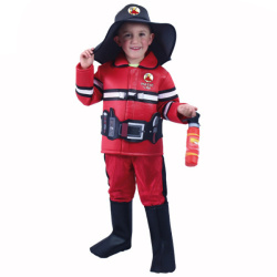 Dětský kostým hasič s českým potiskem (S)