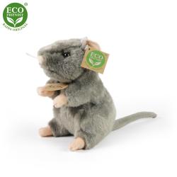 Plyšová myš sedící 16 cm ECO-FRIENDLY