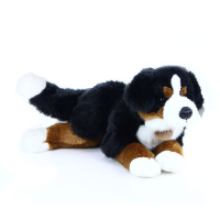Plyšový bernský salašnický pes ležící 44 cm ECO-FRIENDLY