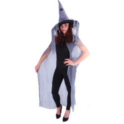 Čarodějnický plášť s kloboukem pro dospělé/Halloween